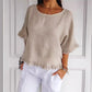 💖LAST DAY SALE 50% OFF👚Loose fit cotton linen summer top