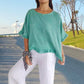 💖LAST DAY SALE 50% OFF👚Loose fit cotton linen summer top