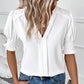 ✨LAST DAY SALE 50% OFF👚Women's Elegant V-Neck Puff Sleeve Blouse