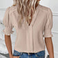 ✨LAST DAY SALE 50% OFF👚Women's Elegant V-Neck Puff Sleeve Blouse