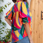 😍LAST DAY SALE 50% OFF🌺Floral V-neck Puff Sleeve Blouse For Women
