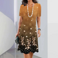 🌸Hot Sale 50% OFF👗Women's Elegant Floral Print Round Neck Dress