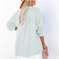 🔥Last Day Sale 50% OFF💖Women’s Casual Gauze Button Neck Long Sleeve Blouse👚