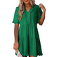 🔥2025 Summer New Sale 60%Off!!🌈Women's Ruffle Trim V-Neck Tiered Dress
