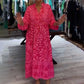 💕2025 Hot Sale 50% OFF👗Women’s Casual Printed V-neck Loose Dress