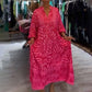 💕2025 Hot Sale 50% OFF👗Women’s Casual Printed V-neck Loose Dress