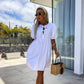 🌴Summer Specials 50% OFF👗Women's Bow Tie Blouse Dress
