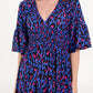 💥Hot Sales-50% OFF👗Leopard Shirred Waist Dress