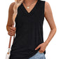 🌹Limited Sale 50% OFF👚Women's Casual V-Neck Loose Fit Tank Top