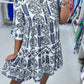 🔥HOT SALE 50% OFF💝👗Print Smock Dress
