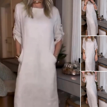 🎁Summer Big Sale-50% OFF👗Women's Loose Comfortable Versatile Long Dress