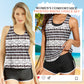 💥Last Day Special Sale 50% OFF🩱Women's Sporty Chic 3-Piece Tankini Swim Set