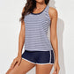 💥Last Day Special Sale 50% OFF🩱Women's Sporty Chic 3-Piece Tankini Swim Set