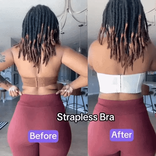 🔥LAST DAY ONLY £9.95!! 💖Women's low-cut removable shoulder strap shaping bra - lift and shape