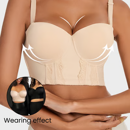 🔥LAST DAY ONLY ￡9.95!! 💖Women's low-cut removable shoulder strap shaping bra - lift and shape
