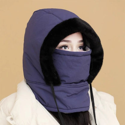 🔥Last Day Sale 50% OFF🔥Plush-lined Thickened Thermal Hat with Face Mask for Men and Women
