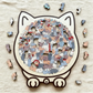 🎁Christmas Sale 50% OFF🎅135-Piece Cat Shaped Wooden Jigsaw Puzzle
