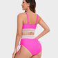 🔥Last Day Special 50% OFF👙High Waisted Tummy Control Color Block Bikini Sets